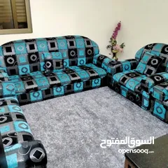  1 كنب 7 مقاعد بحالة جيدة ونضيف +الموكيت