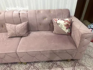  2 7-8 Seater Sofa with Cushions (Good Condition)