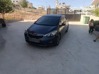  9 كيا سيراتو موديل 2014 ما شاء الله فول اضافات فتحة سقف حساس امامي خلفي شركة ليد امامي وخلفي سبويلرات