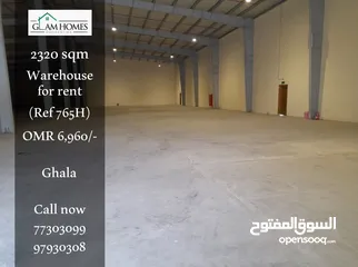  4 Highly spacious warehouse for rent in Ghala Ref: 765H
