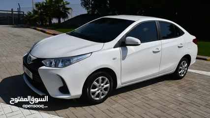 7 Available for Rent Toyota-Yaris-2022 (Monthly-2000 Dhs)