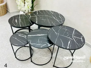  6 طاولات مودرن متداخلة عملية وأنيقة
