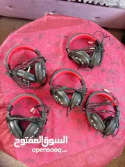  2 متوفر سماعات جيمنج مستعملات شغالات مئة بالمئة