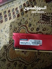  5 قطعه رام 8GB DDR3 غير مستعمل قابل لا بدل بي 8GB DDR4  قابل لا التفاوض