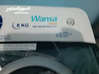  1 wansa 8 kg semi automatic new one 3 years xcite warranty available