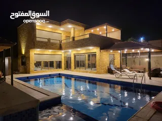 14 شاليه لمار البحر الميت - الجوفة  للايجار اليومي