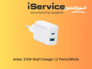  1 Anker 20W Wall Charger (2 Ports)White