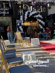  7 اجهزة اضاءة متحركة للمحلات والمناسبات تراس اضاءة موفينج هيد بيمات باركانات سماعات دي جي اقواس بلالين
