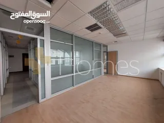  6 مكتب طابقي بموقع مميز للايجار في الشميساني، بمساحة مكتب 320م