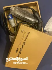  1 شاحن للسيارات كهربائي متغير 32 امبير شاحن سريع portable chargingbox for electric vehicles level 2