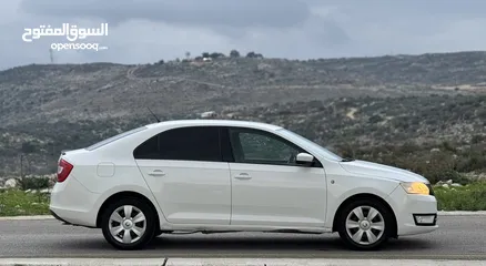  11 سكودا رابيد موديل 2015 ديزل اصل برايفت يد ثانية محرك 1600 جير عادي