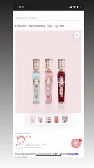 4 the Flower Knows Strawberry Rococo Cloud  الاصلي Lip Cream