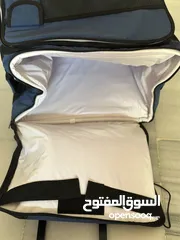  7 New large capacity insulated cooler box with  Wheels ايس بوكس او حافظ طعام بارد مع عجلات جديد