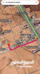  5 القسطل 550 متر عن طريق المطار . مساحه 500 متر مربع سكن  ج