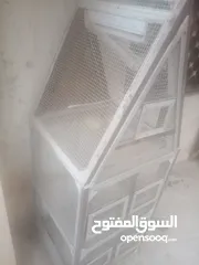  2 قفص عصافير وحمام