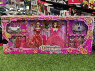  6 العاب العرائس للاطفال فروزن و باربي وايدا مع بكجات مميزة من جزيرة الالعاب