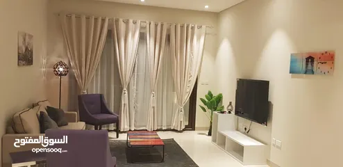  7 Exquisite Furnished 1-Bedroom Apartment, Jebel Sifah   شقة أرضية مؤثثة رائعة، جبل سيفة