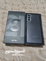  3 اخو الجديد Samsung S21 5G  رام 16 جيجا 128 أغراضة والكرتونه الأصلية متوفر توصيل