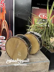  3 طبل جلد ماعز صناعه سوريه كولتي عالي