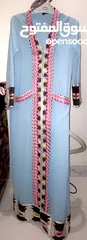  4 Multicolor abayas in good condition