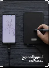  4 Pen tablet &Drawing tablet  جهاز لوحي مع قلم خاص به للكتابه والرسم