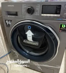  4 غسالة سامسونج 9 كيلو مستعمل شبه جديد kd80