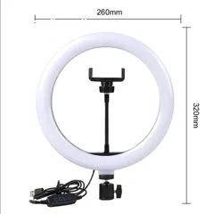  5 8/10inch Selfie Ring Light RGB Tripod Phone Stand Holder Photography RingLight Circle Fill Light