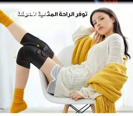  4 جهاز مشد و مساج  الركبه مع حراره رجاج حزام الركبة اهتزاز و حرارة يعمل بالشحن مشدات ركبه ركبة الطبيه