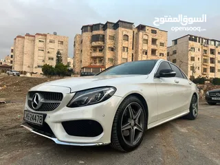  3 مرسيدس C 200 AMG للبيع كاش او اقساط بحالة الوكالة موديل 2015 محدثة 2020