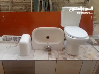  4 طقم حمام مصري كامل بحاله جيده جدا