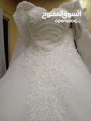  3 بدلة عروس بيضاء للبيع