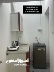  4 للايجار استيديو وحمام ومطبخ مفروش ضمن فيلا في عشارج