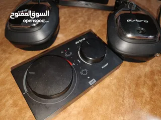  2 سماعة Astro A40tr مع mixamp pro مستعملة