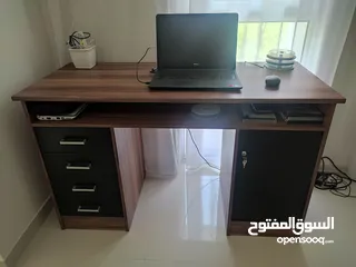 1 Office/Study Table with drawers and chair.