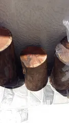  2 جذوع خشبية من شجر الكينيا / 4 قطع