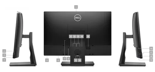  10  جهاز الكمبيوتر الكل في واحد بشاشة 24 انش لمس   HP EliteOne 800 G4aall in one 