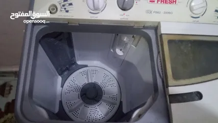 2 Fresh washing machine half automatic  condition: Excellent  price 2500
