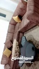 5 طقم كورنر 9 مقاعد لون عسلي بحالة جيدة جدا للبيع