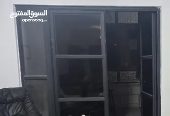  2 باب المنيوم دفتين