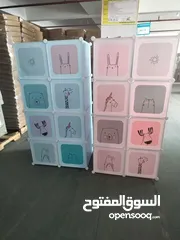  4 خزانة اطفال او شبابية من البلاستيك المقوى
