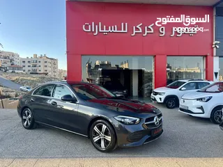  1 مرسيدس C180 موديل 2023 افنجارد فتحة غرافيت بحالة الزيرو وارد المانيا مميزة