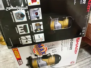  1 مكنسه كهرباء نوع شارب جديد بالكرتونه مكفوله ارخص من السوق