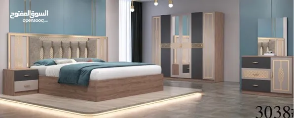  3 غرف نوم موديل حديث شامل التركيب والدوشق