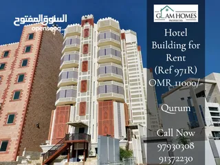  1 44 Bedrooms Furnished Hotel Building for Rent in Qurum REF:971R