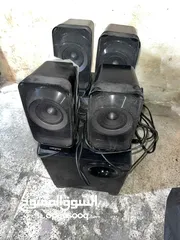  1 سماعات للبيع كامل الاسلاك والقطع معهم