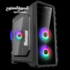  5 كيس جيمنغ فارغ احترافي جيماكس تجميعة  Gamemax Gaming G561-FRGB BK