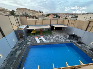  8 شاليه رقم (2) بأفضل سعر بالبحر الميت مع مسبح مدفىء