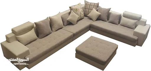  14 L shape sofe sets fabric waterproof  soft foam