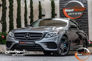  1 Mercedes E350e Plug in hybrid Amg kit Night Package 2018  يمكن التمويل