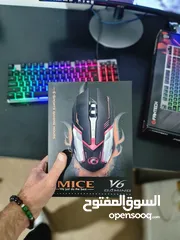  5 كيبورد Fantech K613X Fighter X + ماوس V6 Gaming